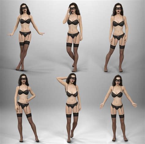 Sexy Poses For G8F 3d Models For Daz Studio And Poser