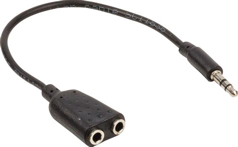 Cable divisor de audio jack estéreo de 3 5 mm macho 2 3 5 mm hembra