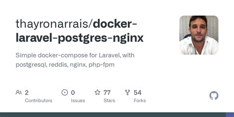 GitHub Thayronarrais Docker Laravel Postgres Nginx Simple Docker