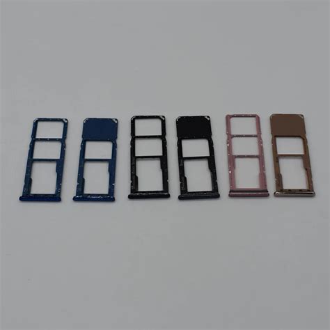 Original Sim Tray For Samsung A9 2018 A920 A920f Sim Card Tray Slot Holder Mobile Phone Flex