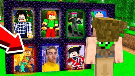 J Ai Trouv Les Portails Secrets Des Youtuber Minecraft Furious