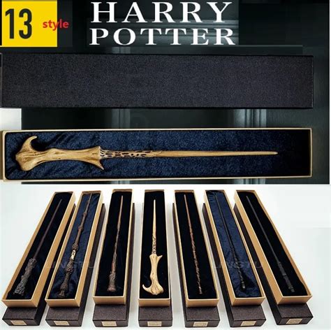 Wholesale 16 Styles Newest Metal Core Harry Potter Magic Wand Lord