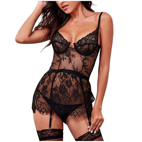 Siaonvr Plus Size Lingerie Lenceria Extreme Sexy Dessous New Sexs Black