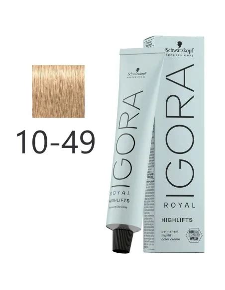 Schwarzkopf Igora Royal Highlifts Rubio Platino Beige Violeta Ml