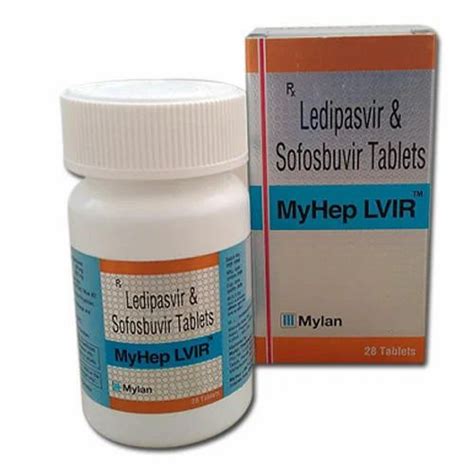 MyHep Lvir Ledipasvir Sofosbuvir Tablets At Rs 11000 Pack In Chennai