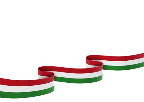 Hungary Flag Design National Independence Day Banner Element