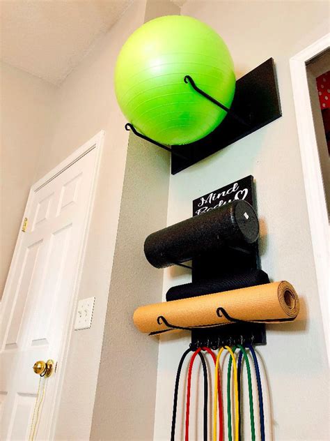 Diy workout ball holder for your home gym organization – Artofit