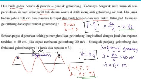 Penjelasan Dan Contoh Soal Kecepatan Pada Gelombang Air Laut Hot Sex