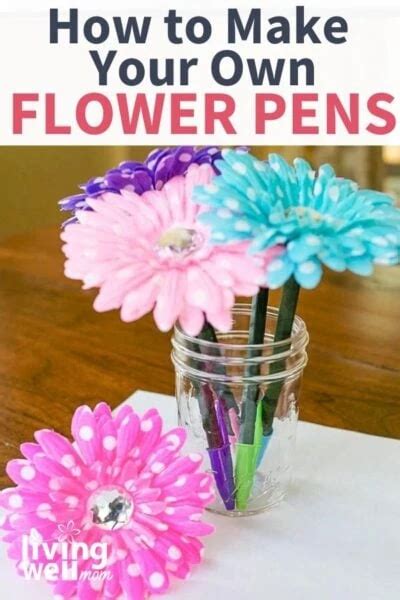 How To Make Flower Pens Cute And Simple Diy T Idea