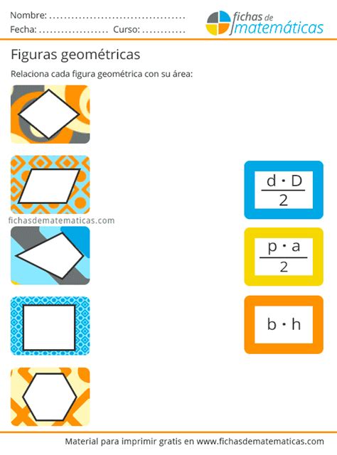 Figuras Geométricas Para Imprimir Nombres Áreas Y Perímetros【pdf】