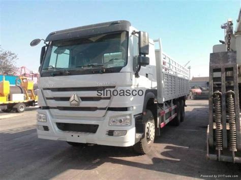 371hp Sinotruck Howo Heavy Truck Cargo Truck For Ethiopia Market