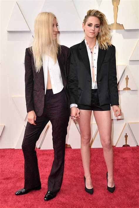 Oscars 2022 Kristen Stewart And Fiancee Dylan Meyer Make It Red Carpet