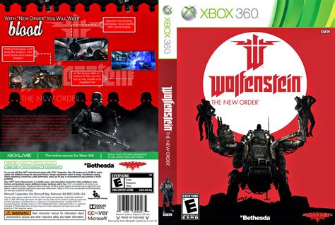 Wolfenstein The New Order Xbox 360 Ultra Capas