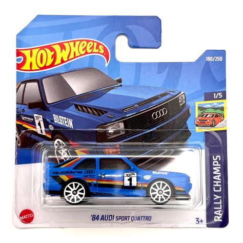 Метална кола Hot Wheels Audi Sport Quattro син eMAG bg
