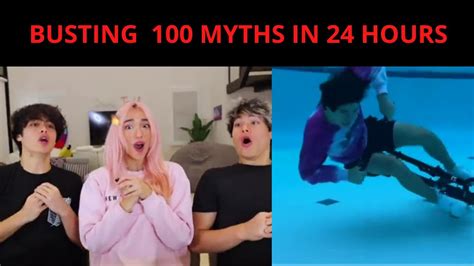 Busting 100 Myths In 24 Hours Stokes Twins Entertainment Youtube