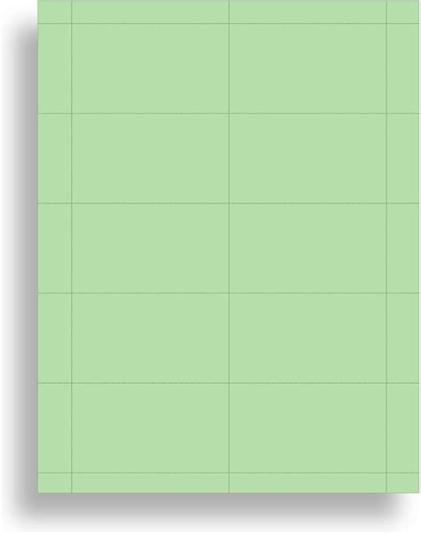 Amazon.com : Heavyweight White Blank Business Card Paper - 20 Sheets ...