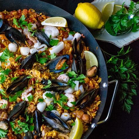 Easy Mixed Seafood Paella - What the Forks for Dinner?