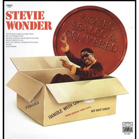 Stevie Wonder - Signed Sealed & Delivered - Vinyl - Walmart.com ...