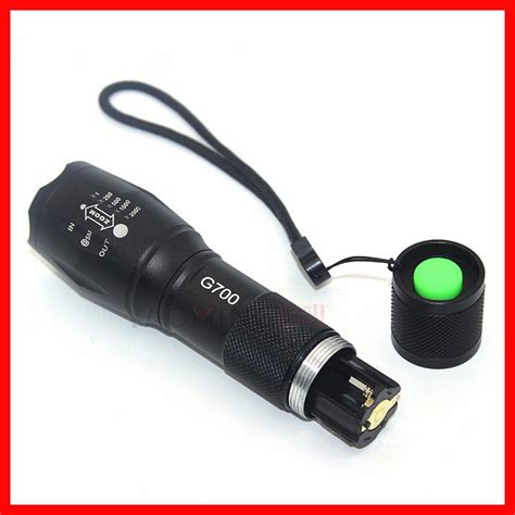 Tactical Led Cree Xml T Lm Police Torch W Baton Hunting Outdoor