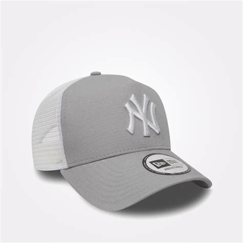 New Era Clean Trucker Neyyan Grey White Unisex Ka Ket Bpolar