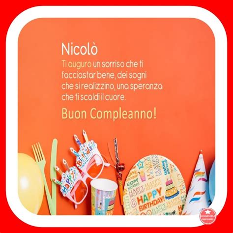 Buon Compleanno Nicolò Bellissime immagini nuove licondividi it