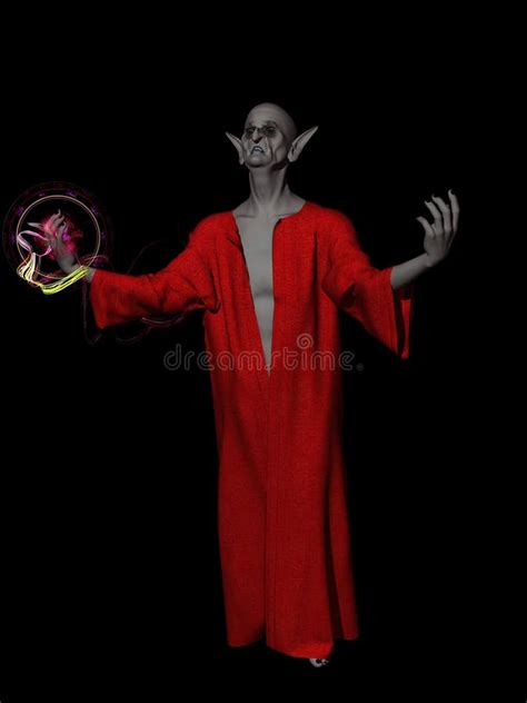 Evil Gnome Wizard Stock Illustration Illustration Of Pointed 19762681