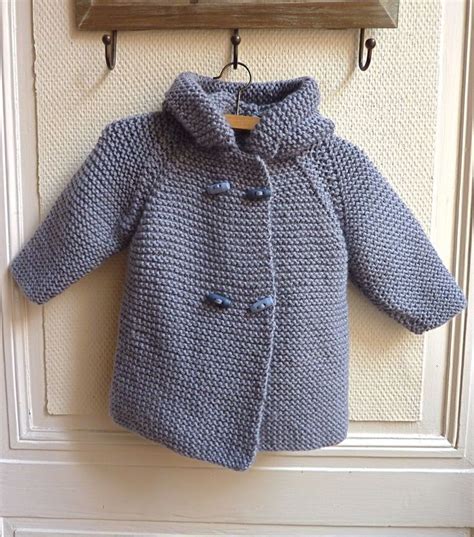 Modèle à tricoter gratuit Manteau Bebe Laine Katia Dolce Merino Bébé