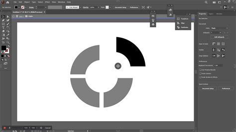 Ungroup Objects Shapes In Adobe Illustrator Beginner Tutorial Youtube