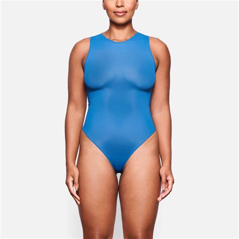 Jelly Sheer Crew Neck Bodysuit Ocean Skims