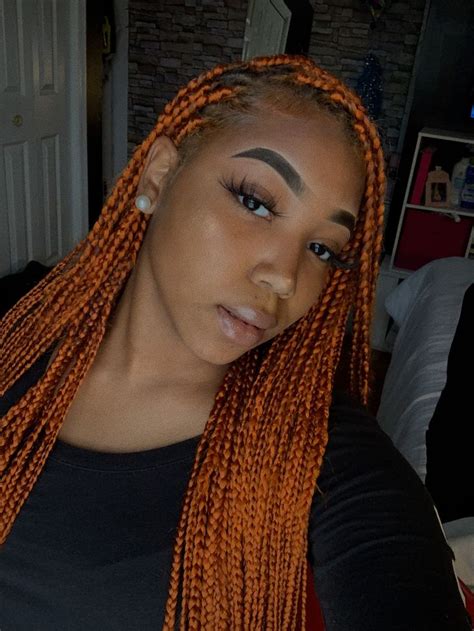 Burnt Orange Braiding Hair Isramathani