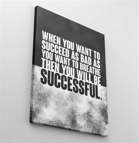 Success Motivational Wall Art Office Decor Inspirational Etsy