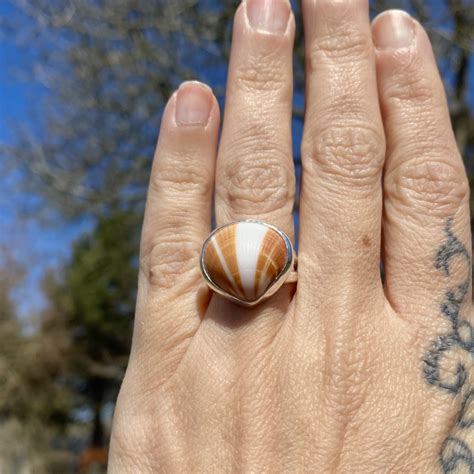 Bittersweet Seashell Ring