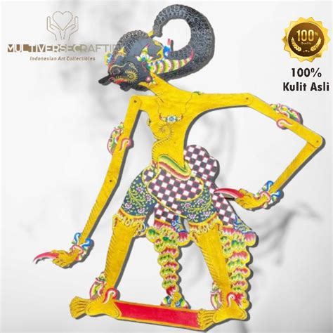 Jual Wayang Kulit Sapi Asli Bima Werkudoro Kualitas Standard Dalang