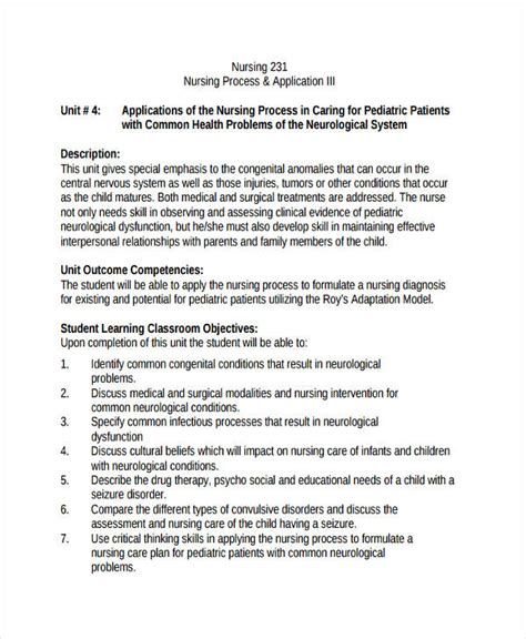 Example Of Nursing Assessment Narrative