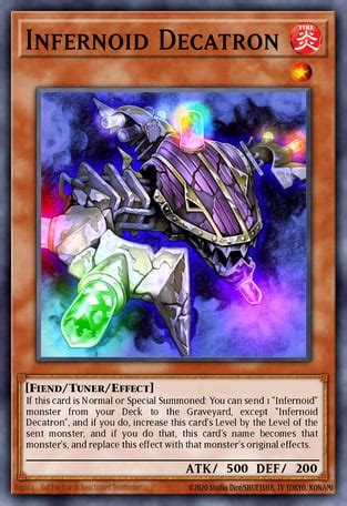 Infernoid Decatron Yu Gi Oh Card Database YGOPRODeck