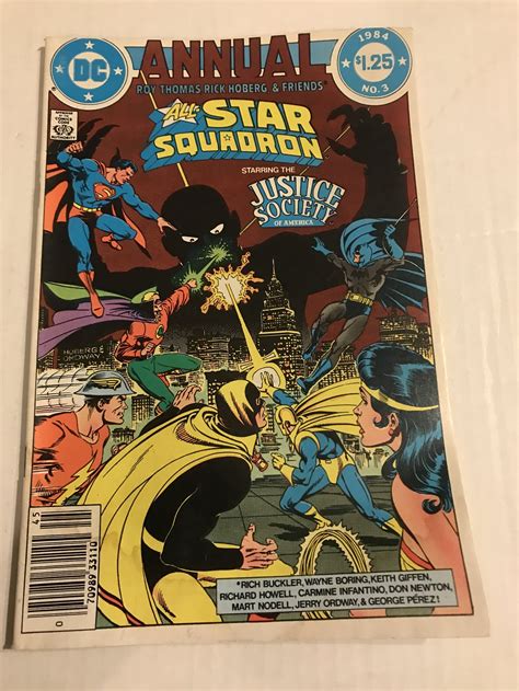 All Star Squadron Annual 3 DC 1984 VG FN Justice Society Newsstand