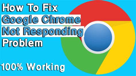 How To Fix Google Chrome Not Responding Problem Windows