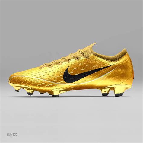 Gold Nike Mercurial Fenômeno Dourado Concept Boots By Gunt22 Footy