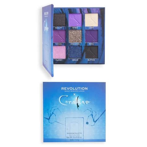 Coraline X Makeup Revolution The Secret Door Eyeshadow Palette Makeup Revolution Coraline