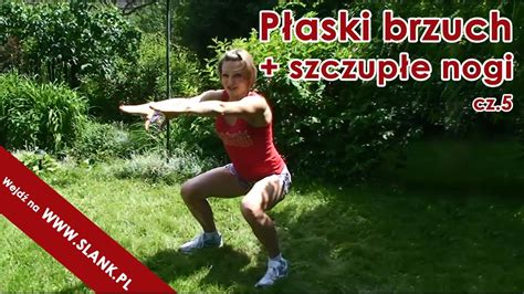 Trening fitness na mięśnie brzucha i szczupłe nogi odc 5 YouTube