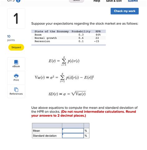 Solved Help Save Exit Submit Check My Work Suppose Your Chegg