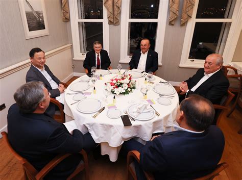 Foreign Minister Mevl T Avu O Lu Hosted The Extraordinary Meeting Of