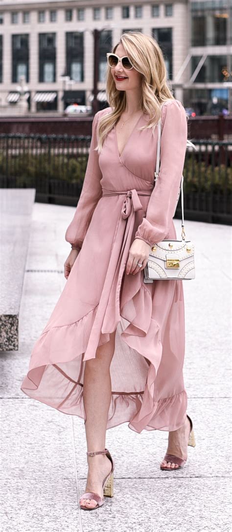 3trending Pink Ruffle Dresses Proyecto