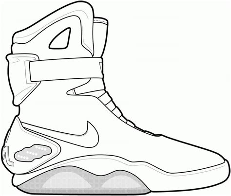 Nike Shoes Coloring Pages