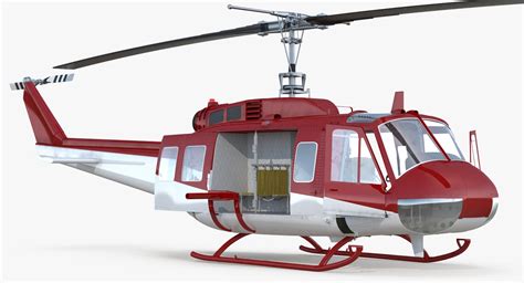 Air Medical Helicopter Bell Model Turbosquid 1187460