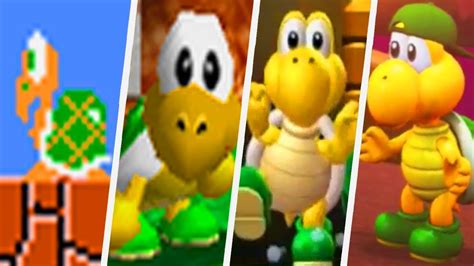 Evolution Of Koopa Troopa In Super Mario Games 1985 2017 YouTube