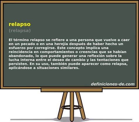 O Que Significa Relapso - Significado de «relapso (relapsa)»