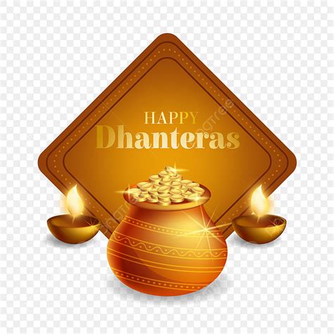 Diwali Happy Dhanteras Vector Hd Images Happy Dhanteras Diamond Border