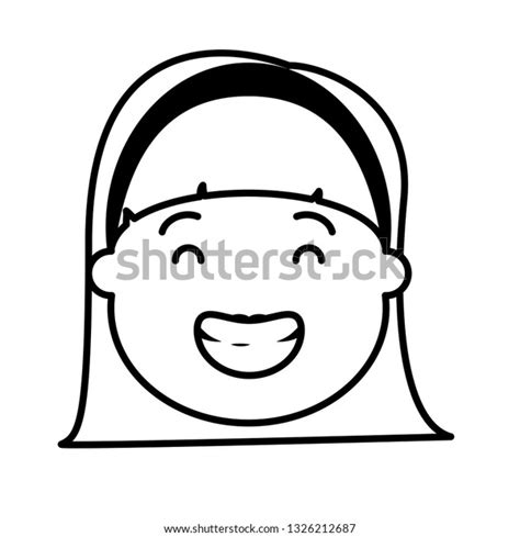 Happy Woman Face Stock Vector Royalty Free 1326212687 Shutterstock