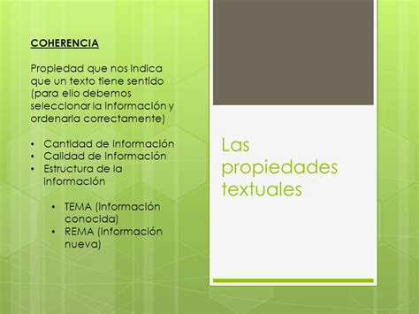 El Texto Y Las Propiedades Textuales Ppt Descargar